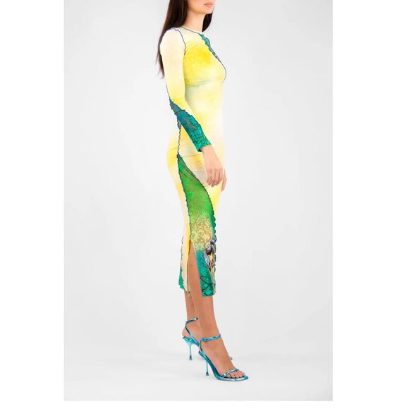 SIEDRES Yellow Parker Patchwork Maxi Dress - Picture 3 of 16